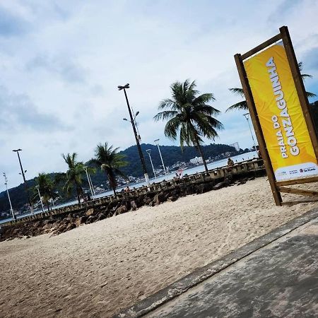 Flat Completo Novo A 350M Da Praia Com Piscina São Vicente Екстериор снимка