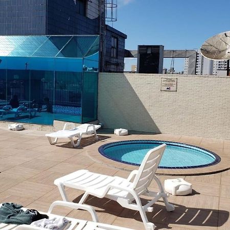 Flat Completo Novo A 350M Da Praia Com Piscina São Vicente Екстериор снимка